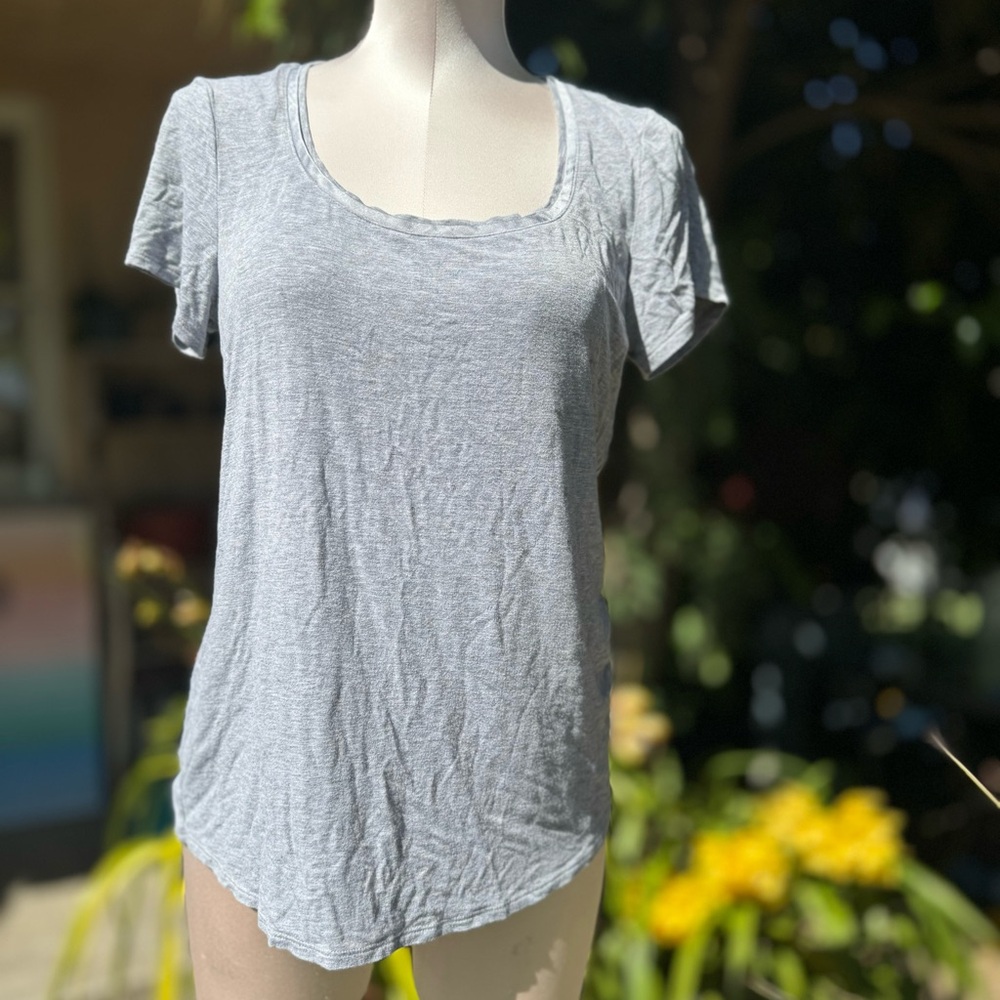 White House Black Market Grey Shirt Size M